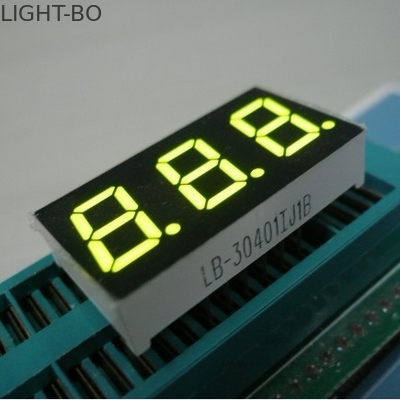 Good price Yellow Green Triple Digit 7 Segment LED Display Common Anode online