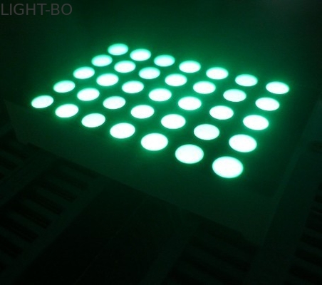 Good price White/Red/Blue/Green Round 5 X 7 LED Matrix Display For Advertising online
