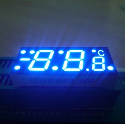 Good price Custom  ultra blue common anode Seven Segment Led Display Apply To Digital Temperature Controller online