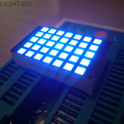 Good price Ultra Blue 3mm 5X7 Dot Matrix Led Display Row Cathode  For Elevator Position Indicator online