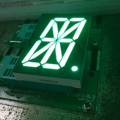 Pure green single digit 16 Segment LED Display  for digital read-out panel