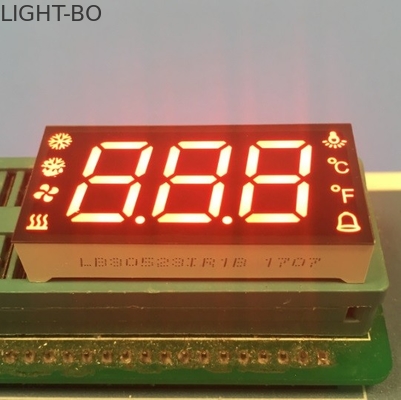 SGS Custom LED Display , Multi color 7 Segment Display for temperature humidity defrost