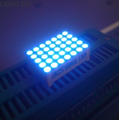 Good Consistency 5 x 7 LED Dot Matrix Display Yellow Segments Black Face