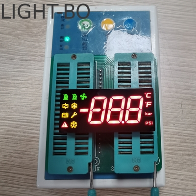 Customized Three Digit Seven Segment Led Display For Temperature Control Panel