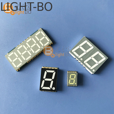 Home Appliance Ultra Bright White SMD 7 Segment LED Display 0.39 Digit Height Epistar Chip