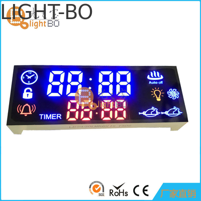 Multicolor 8 Digit 7segment LED Display  Custom Led Display For Gas Cooker