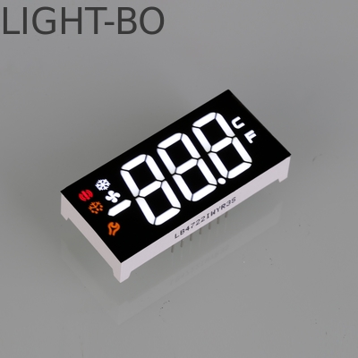 Ultra Bright White 3digit Seven Segment LED Display For Temperature Controllers