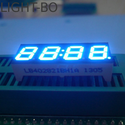 Various Colours LED Clock Display with Ultra Bright White Emitting Color and Aluminum Frame Cabinet Material