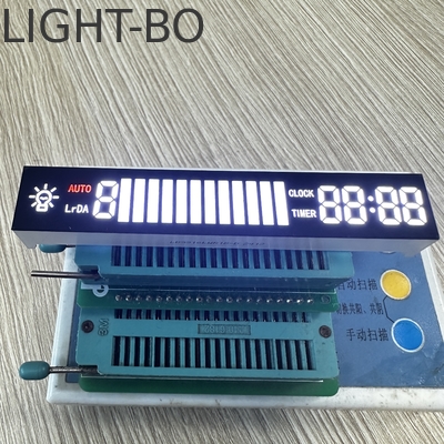ULTRA BRIGHT WHITE/RED COMMON CATHODE  CUSTOM 7SEGMENT LED DISPLAY FOR KITCHEN HOOD