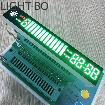 ULTRA BRIGHT GREEN/RED COMMON ANODE  CUSTOM 7SEGMENT LED DISPLAY FOR KITCHEN HOOD