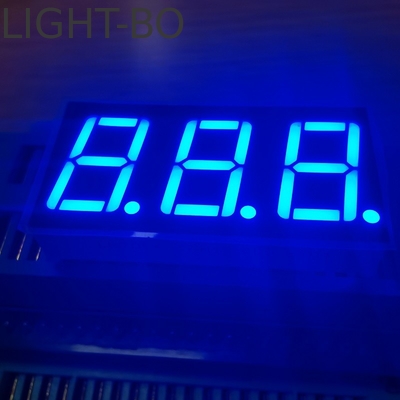 Good price Triple Digit 0.56inch 7 Segment LED Display Blue Color Common Anode online