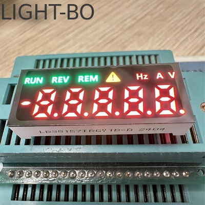 Bright Red/Green/Amber Custom 5 Digit Seven Segment Led Display For Industrial Control