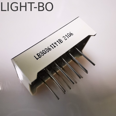 Common Cathode Super Bright Amber 7 Segment 3 Digit 9.2mm LED Display for Panel Meter