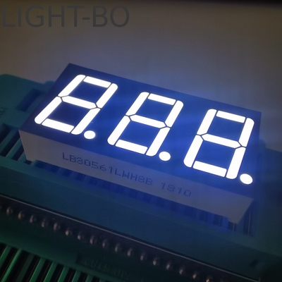 Good price Ultra Bright White Grey Surface LED Display 7 Segment 3digit 14.2mm Common Cathode for Temperature Controller online