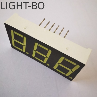Common Anode Ultra Bright White Grey Surface 7 Segment 3digit 14.2mm LED Display for Temperature Controller