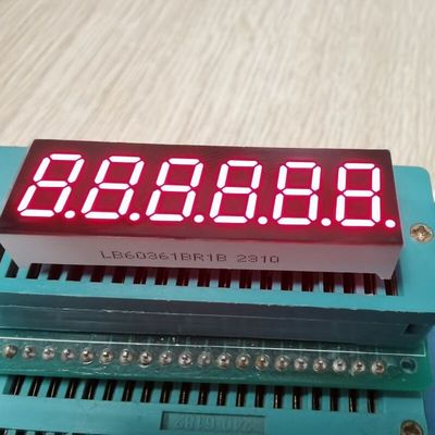 High Brightness Red 0.36-inch 7 Segment LED Display with Common Anode for Instrument Panels