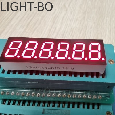 Good price Ultra bright Red 6-digit 0.36-inch 7 Segment LED Display, Widely Used for Instrument Panel online