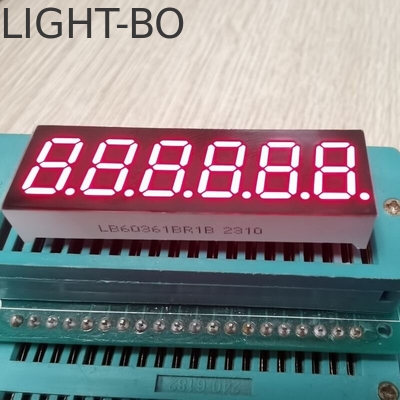 Good price Yellow 6-digit 0.36-inch 7 Segment LED Display, Widely Used for Instrument Panel online