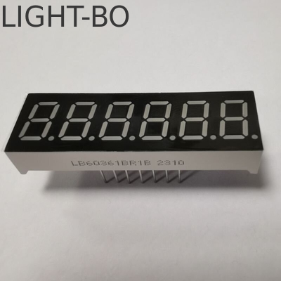 Good price Ice Blue 6-digit 0.36-inch 7 Segment LED Display, Widely Used for Instrument Panel online