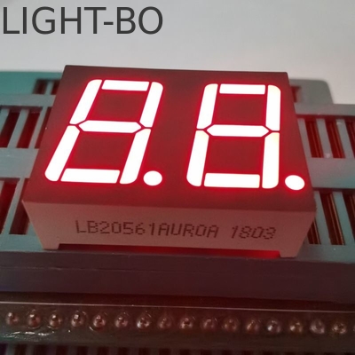 Good price Common Cathode Ultra Bright Red 7 Segment LED Display 18 Pin 2 Digit 0.56inch online