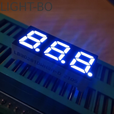 Triple Digit 0.4inch 7 Segment LED Display Ultra Bright White
