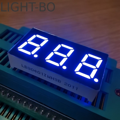 7 Segment LED Display 0.4inch Common Anode Ultra White for Temperature Indicator