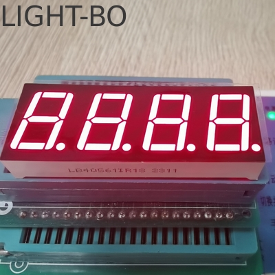 4 Digit 14.2mm High bright Red 7 Segment LED Display Common Anode For Temperature Control