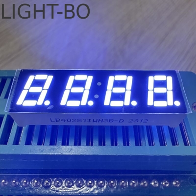 White LED Display 7mm 4 Digit 7segment Common Anode for Multimeter Panel