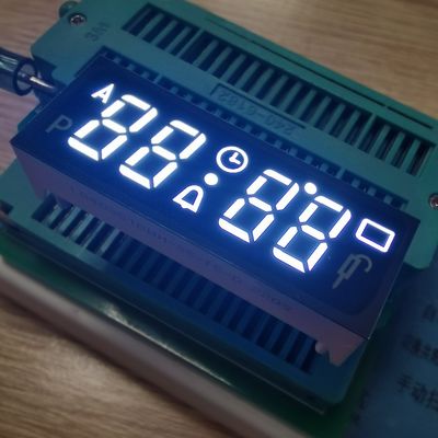 White 7 Segment Common Cathode LED Display 4 Digit for Oven Timer