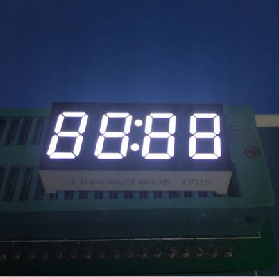 Good price 0.36 inch Common Anode Ultra Bright White 4 Digit 7 Segment LED Clock Display for Digital Timer Control online