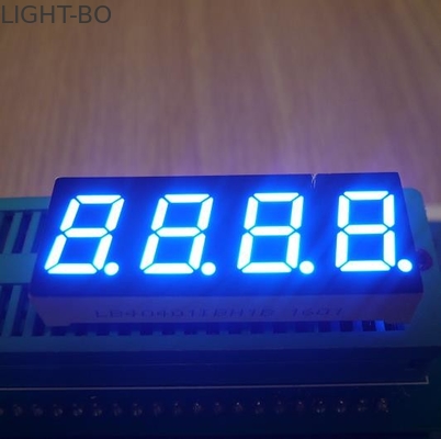 Good price Instrument Panel 0.4 Inch 4 Digit 7 Segment Led Display Ultra Bright Blue Emitting Color online