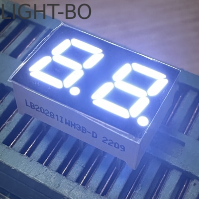 High Bright Red 2 Digit 7mm 7 Segment LED Display Common Cathode for Home Appliances