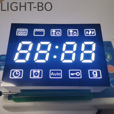 Common Anode Microwave 7 Segment LED Display 4 Digit Ultra Bright White
