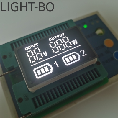 Ultra Bright White Custom Led Display Seven Segment Led Display For Battery