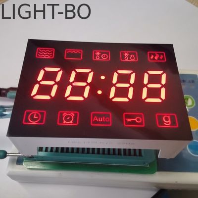 Common Anode Ultra Bright Red 7 Segment LED Display 4 Digit Fo Microwave Control