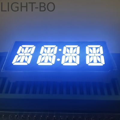 4 digit 0.39inch Common Cathode 14 Segment Ultra Bright White LED Clock Display