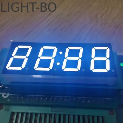 Ultra White 4 Digit 7 Segment LED Clock Display Common Cathode for Digital Timer