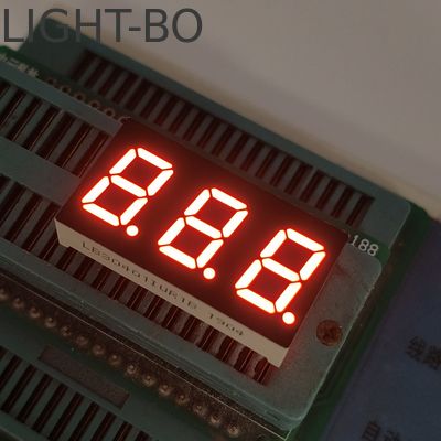 Good price Customized Ultra Bright Red 7 Segment LED Display Triple Digit Common Cathode online
