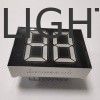 Ultra bright Red Common Anode 20mm White 2 Digit 7 Segment LED Display