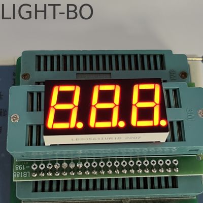 Good price Ultra bright Red Surface Common Caode LED Display 7 Segment 3 digit 14.2mm for Temperature Controller online