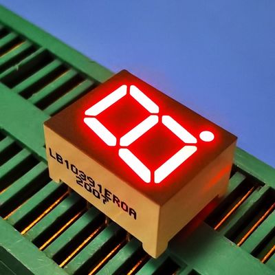 Single Digit 0.39-inch 7 Segment Common Anode Super Bright Red LED Display for Countdown Timer