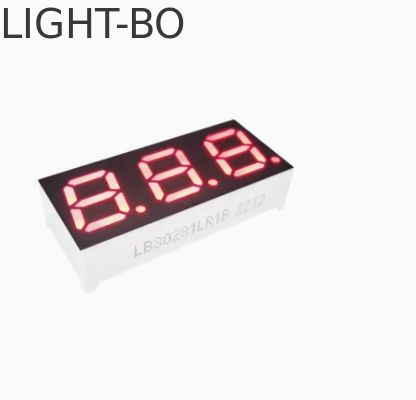 Compact Triple Digit 0.4inch 7 Segment Common Cathode Super Bright Red LED Display for Coffee Maker Machine