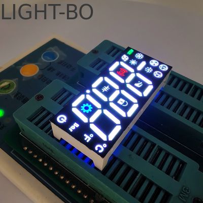 White/Blue/Green/Red 3 Digit 17mm 7 Segment LED Display common anode for refrigerator controller