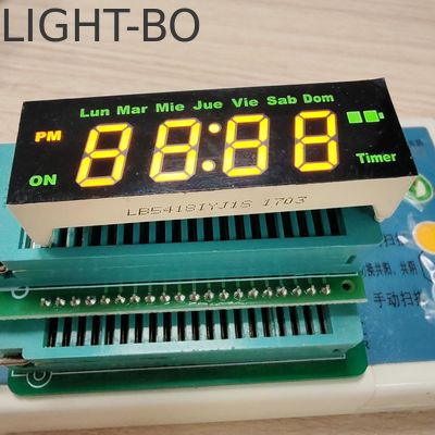 Yellow/Green 4 Digit 7 Segment LED Display for timer control