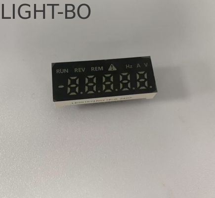 Good price Customized Red/Pure green/Yellow 5 Digit LED Display 7 Segment Common anode for Frequency Convertor online