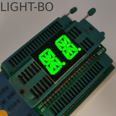 Common Cathode Alphanumeric LED Display 2 Digit 13.8mm 14 Segment