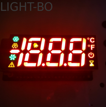 Good price High brightness Red/yellow/green Customized Three Digits 7 Segment LED Display for refrigerator control online