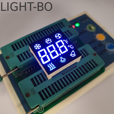 Customized blue 3-digit 7-segment refrigerator controller