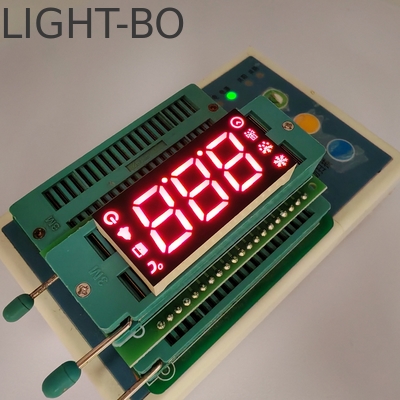 Red 3 digit common cathode 7segment LED Display for Refrigerator Controller