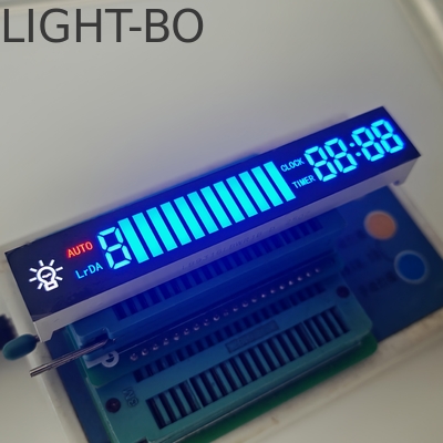 Bright Blue/White/Red Custom 7 Segment LED Display For Kitchen Hood